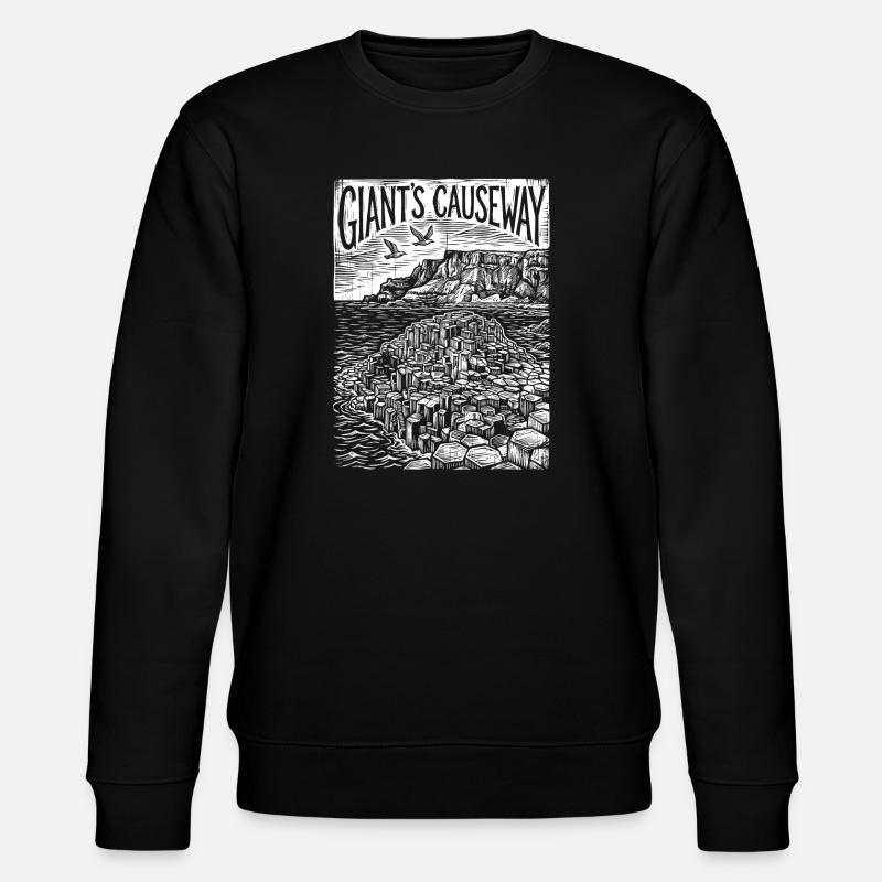 Giant’s Causeway, Irlande du Nord - Sweat bio CHANGER Stanley/Stella Unisexe - noir