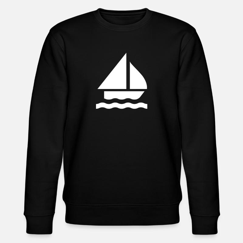 Sail - Stanley/Stella CHANGER Unisex Organic Sweatshirt - black