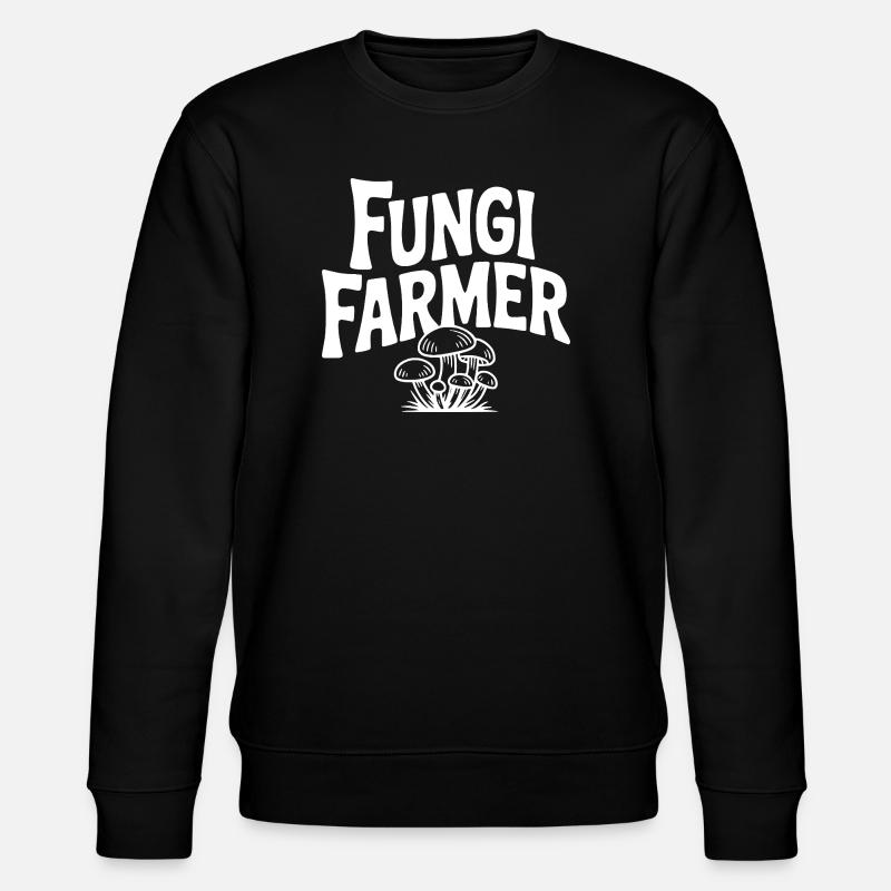 Agriculteur de champignons - Sweat bio CHANGER Stanley/Stella Unisexe - noir