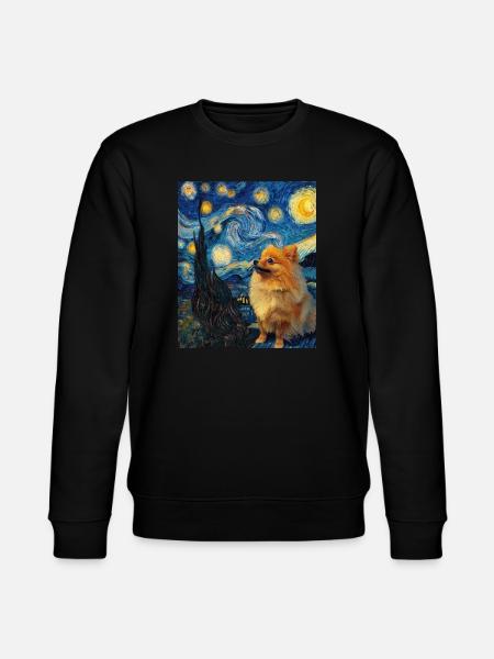 Zwergspitz Spitz Pomeranian - Sweat bio CHANGER Stanley/Stella Unisexe - noir