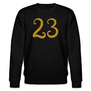 23 - Stanley/Stella CHANGER Unisex Organic Sweatshirt - black - Front - Nik (191cm) & Marisol (170cm)