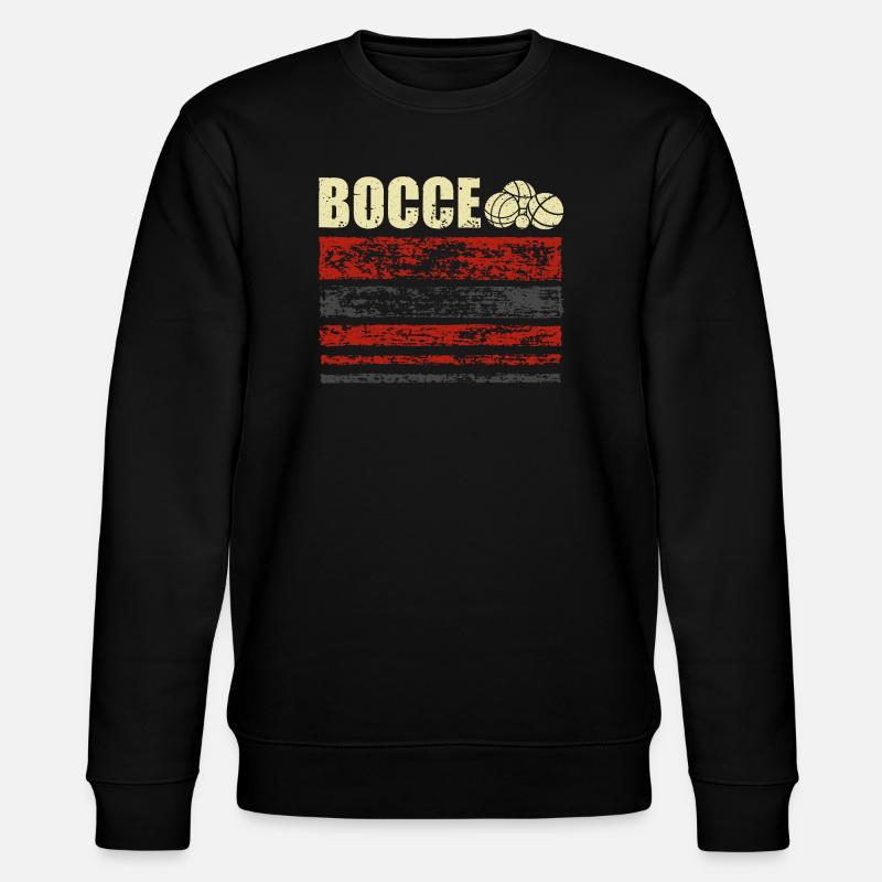 Joueur de pétanque de bocce boule - Sweat bio CHANGER Stanley/Stella Unisexe - noir