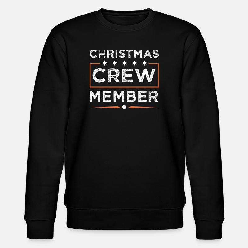 Christmas Crew - Stanley/Stella CHANGER Unisex Organic Sweatshirt - black