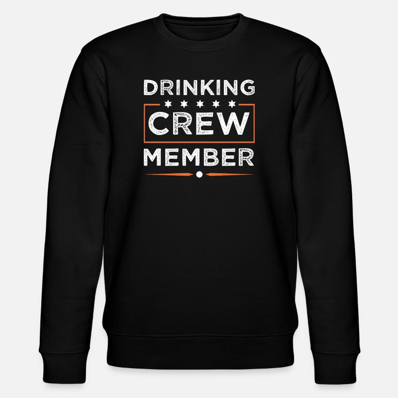 Drinking Crew - Stanley/Stella CHANGER Unisex Organic Sweatshirt - black