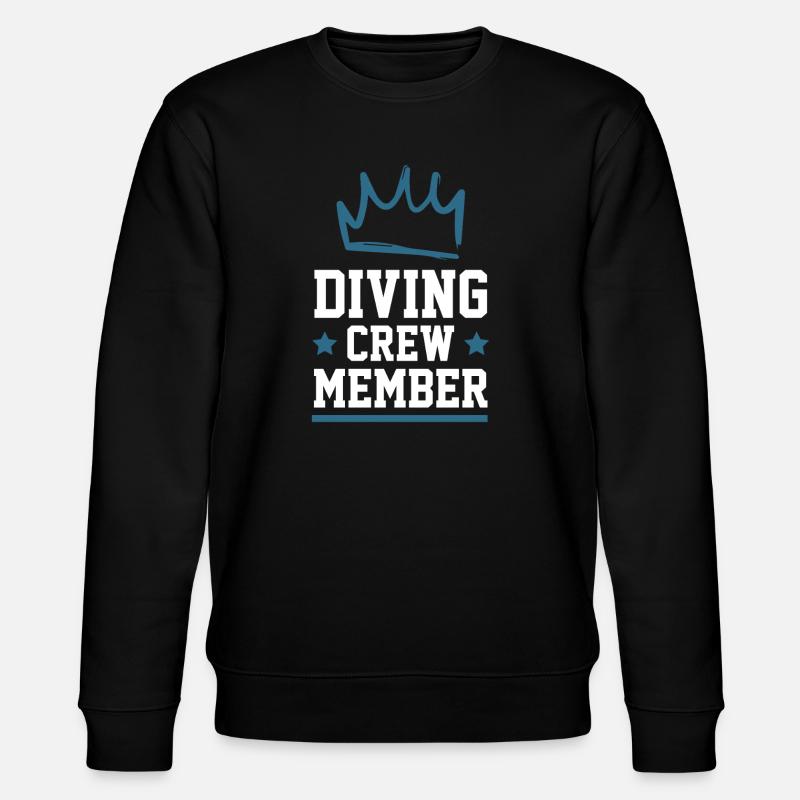 Diving Crew - Stanley/Stella CHANGER Unisex Organic Sweatshirt - black