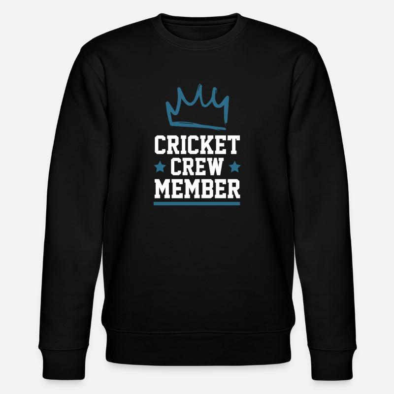 Cricket Crew - Stanley/Stella Unisex Bio-Sweatshirt CHANGER  - Schwarz