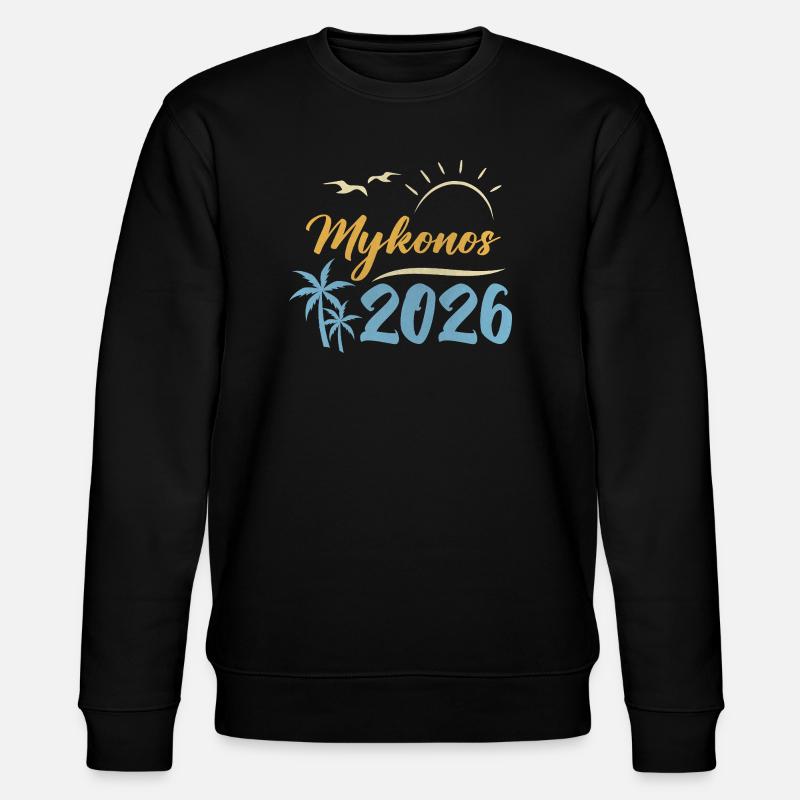 Mykonos 2026 - Stanley/Stella Unisex Bio-Sweatshirt CHANGER - Schwarz