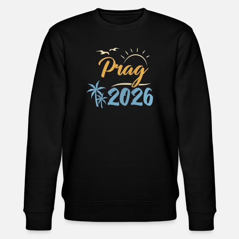 Prague 2026 - Stanley/Stella CHANGER Unisex Organic Sweatshirt - black