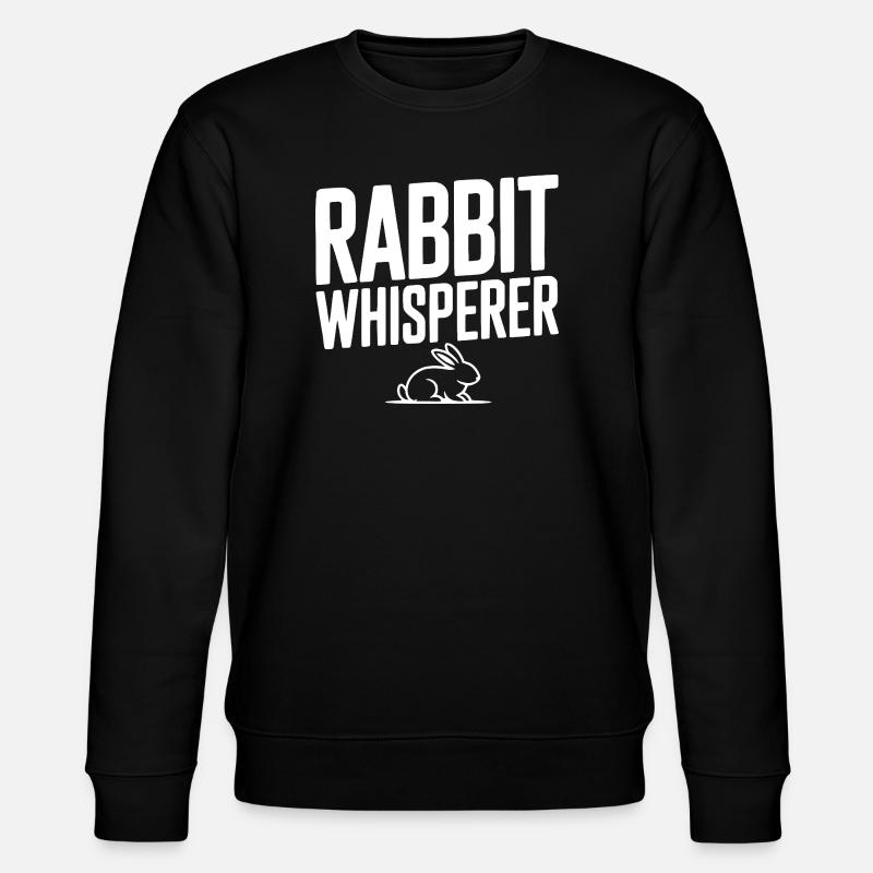 Le Chuchoteur de Lapins - Sweat bio CHANGER Stanley/Stella Unisexe - noir