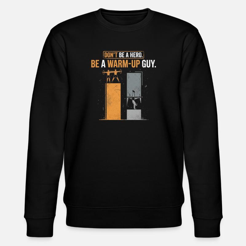 Hero Calisthenics - Stanley/Stella CHANGER Unisex Organic Sweatshirt - black