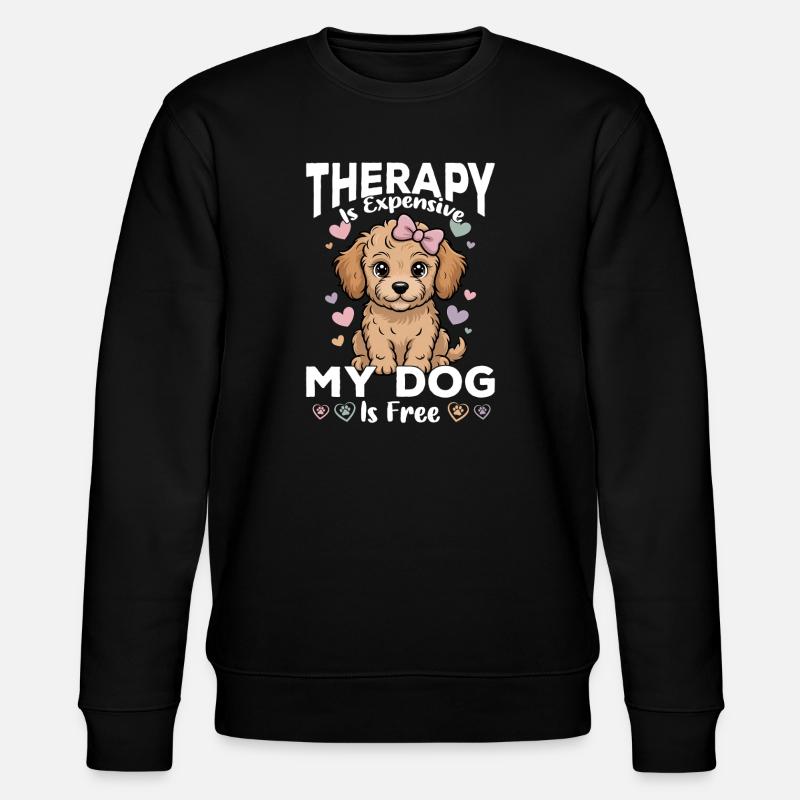 Goldendoodle Dog Breed - Stanley/Stella CHANGER Unisex Organic Sweatshirt - black