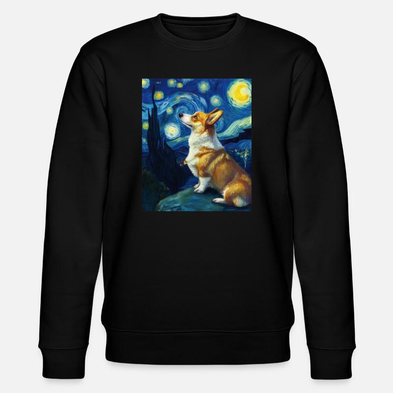 Corgi gallois Pembroke - Sweat bio CHANGER Stanley/Stella Unisexe - noir