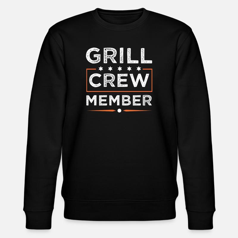 Grill Crew - Stanley/Stella CHANGER Unisex Organic Sweatshirt - black