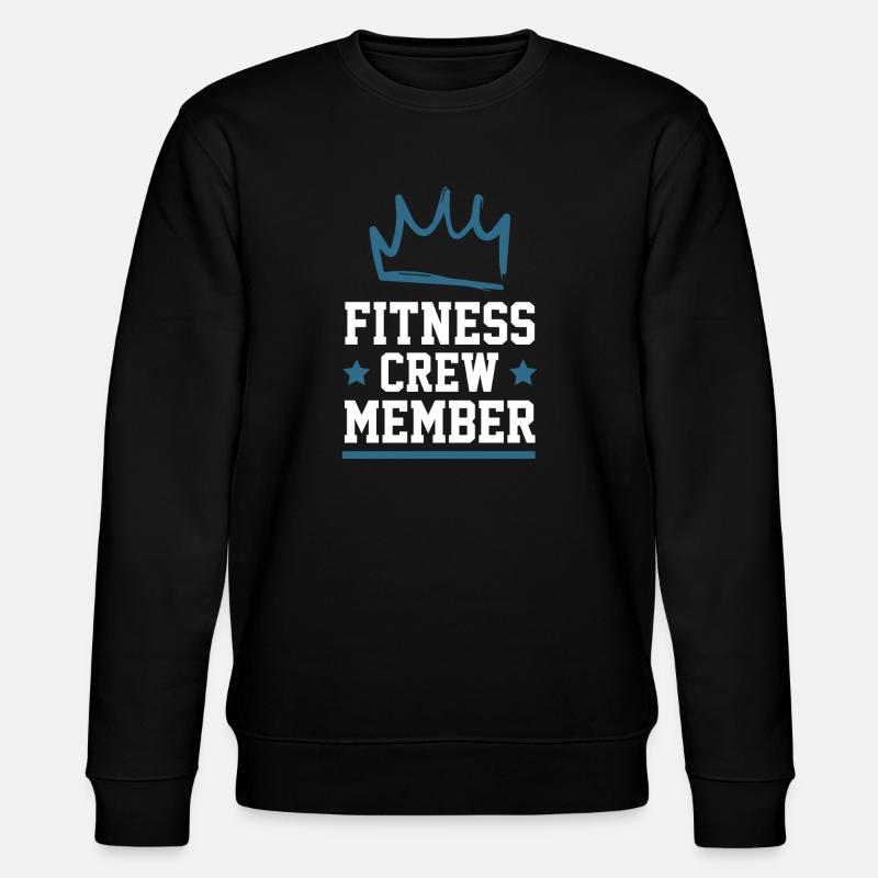 Fitness Crew - Stanley/Stella Unisex Bio-Sweatshirt CHANGER  - Schwarz