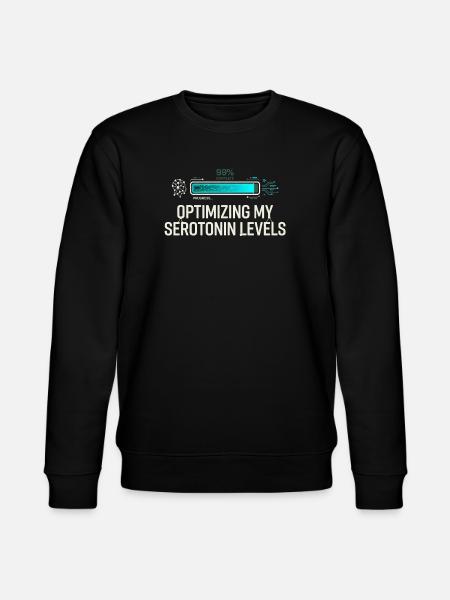 Serotonin Optimizing - Stanley/Stella Unisex Bio-Sweatshirt CHANGER - Schwarz
