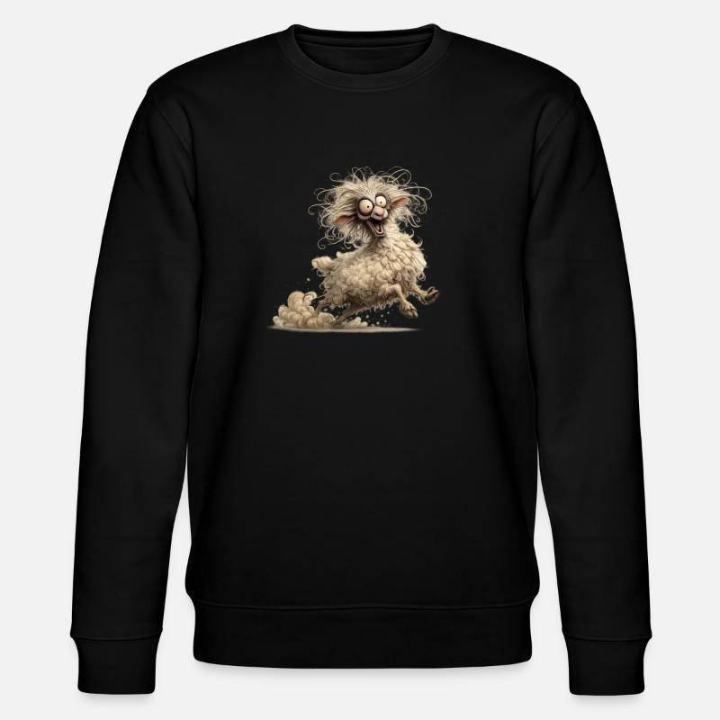 mouton fou - Sweat bio CHANGER Stanley/Stella Unisexe - noir