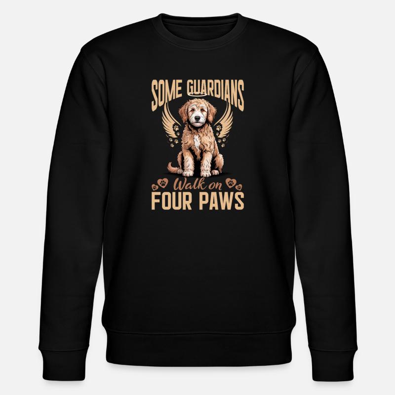 Race de chien Goldendoodle - Sweat bio CHANGER Stanley/Stella Unisexe - noir