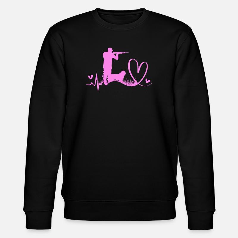 Duck Hunting Hunter Duck Hunting - Stanley/Stella CHANGER Unisex Organic Sweatshirt - black