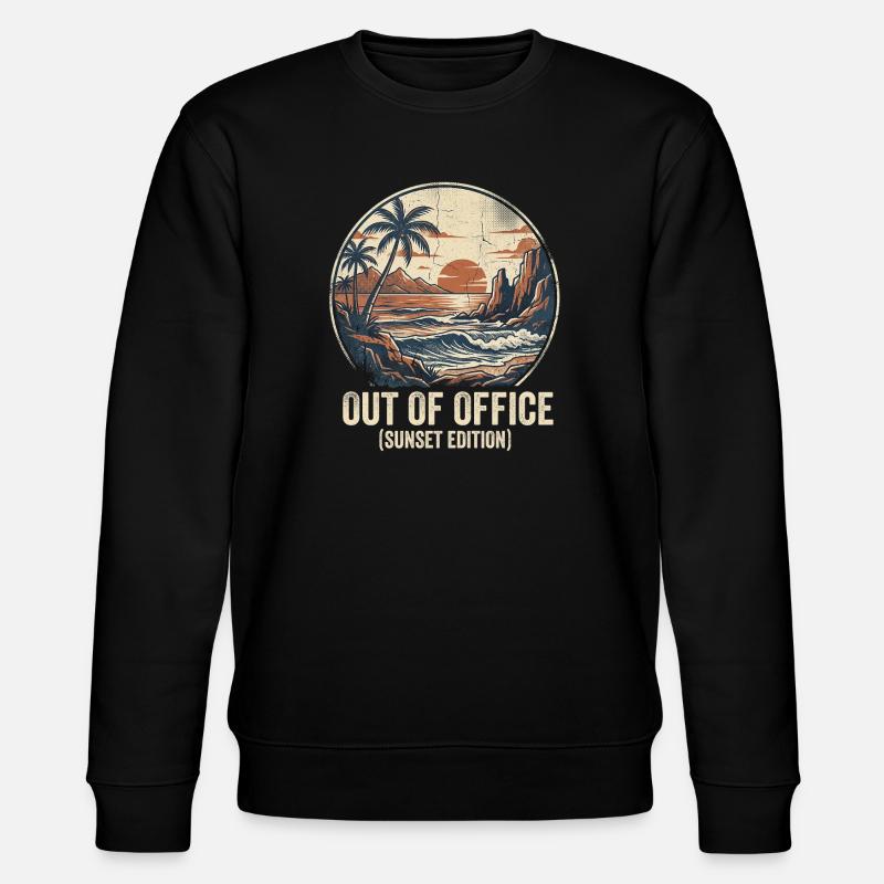 Absent du bureau - Sweat bio CHANGER Stanley/Stella Unisexe - noir