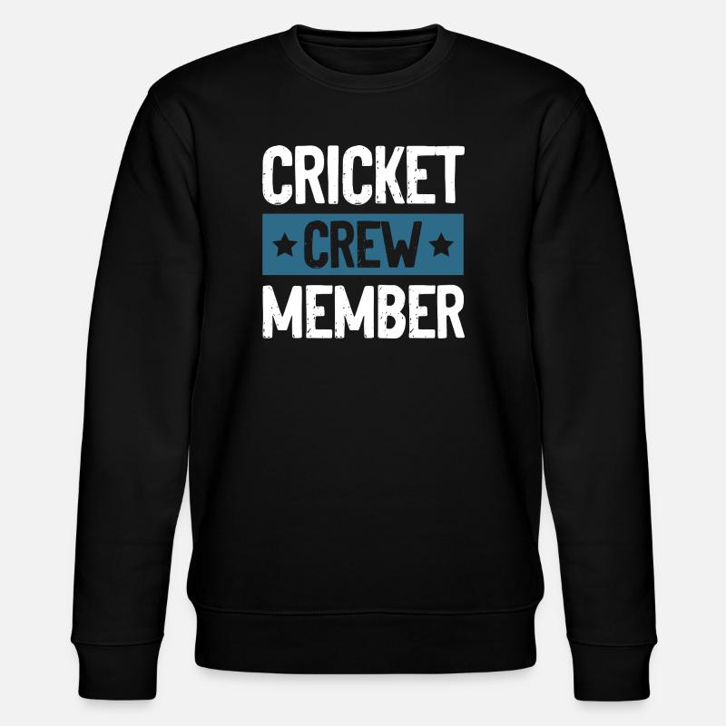 Cricket Crew - Stanley/Stella Unisex Bio-Sweatshirt CHANGER  - Schwarz