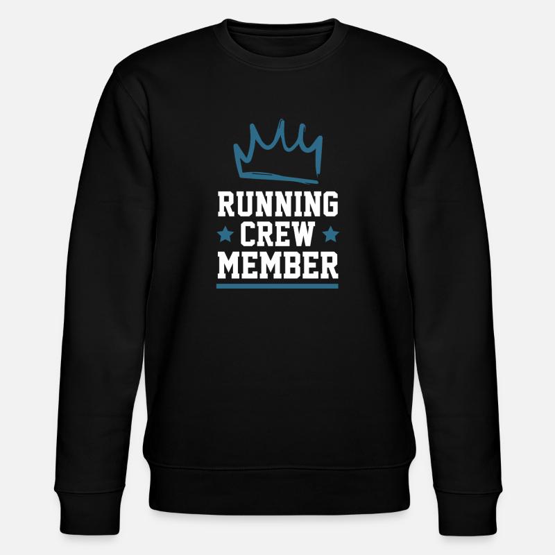 Running Crew - Stanley/Stella CHANGER Unisex Organic Sweatshirt - black