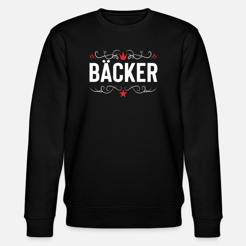 Bäcker Beruf - Stanley/Stella Unisex Bio-Sweatshirt CHANGER - Schwarz