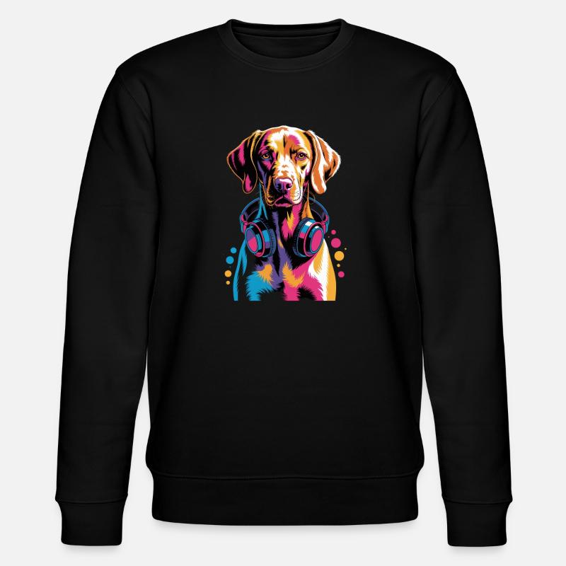 Viszla - Sweat bio CHANGER Stanley/Stella Unisexe - noir