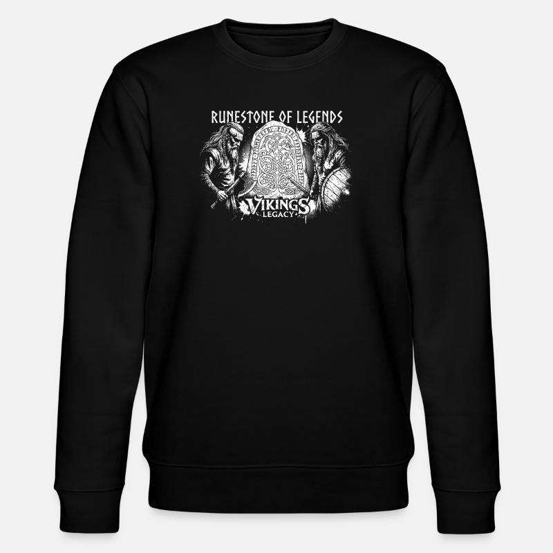 Pierre-Rune des Légendes - Sweat bio CHANGER Stanley/Stella Unisexe - noir