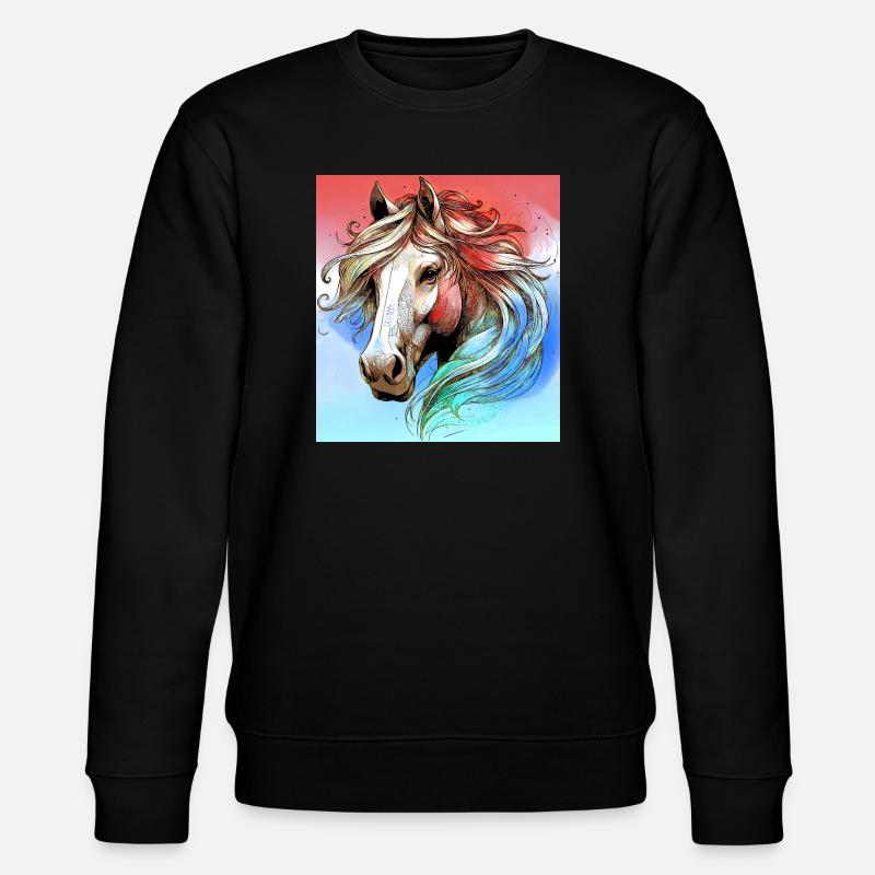 cheval - Sweat bio CHANGER Stanley/Stella Unisexe - noir