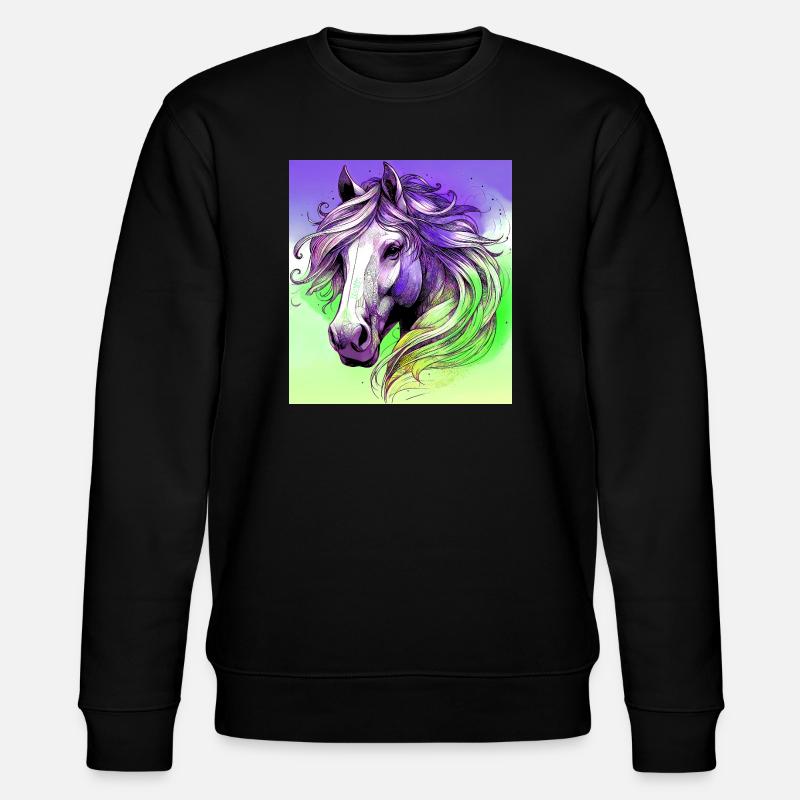 cheval - Sweat bio CHANGER Stanley/Stella Unisexe - noir