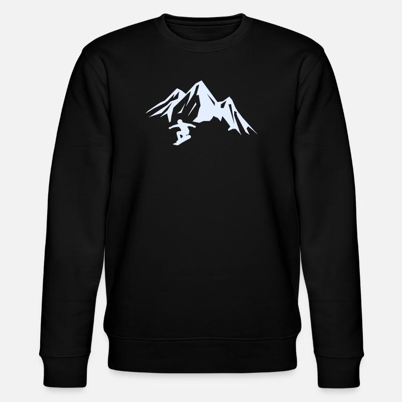 snowboard_berge - Sweat bio CHANGER Stanley/Stella Unisexe - noir