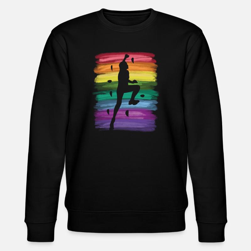 Boulderer Boulder Bouldering - Stanley/Stella CHANGER Unisex Organic Sweatshirt - black