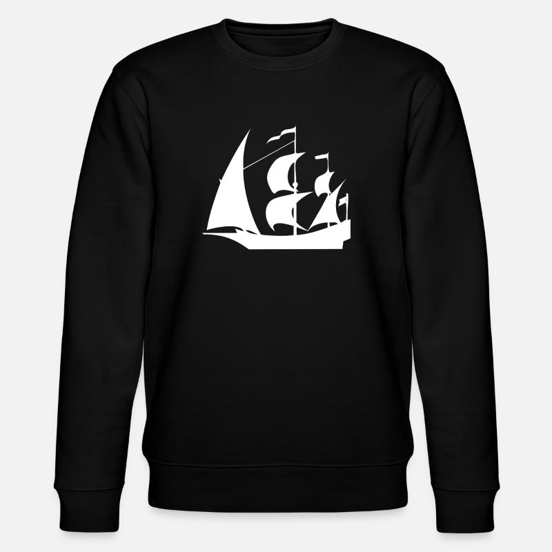 Sail - Stanley/Stella CHANGER Unisex Organic Sweatshirt - black