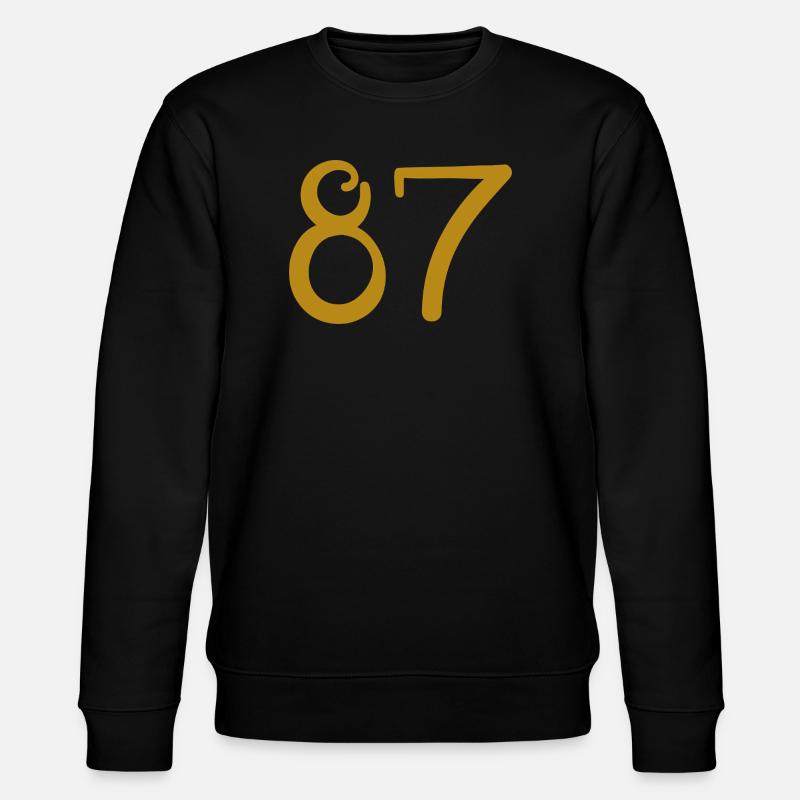87 - Stanley/Stella Unisex Bio-Sweatshirt CHANGER  - Schwarz