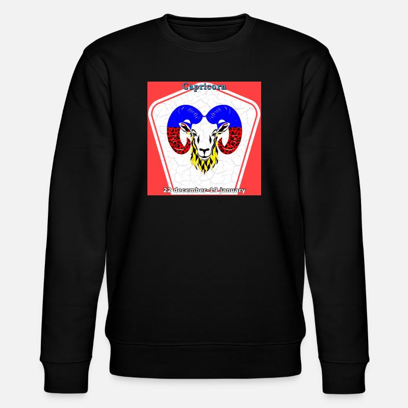 Capricorne - Sweat bio CHANGER Stanley/Stella Unisexe - noir