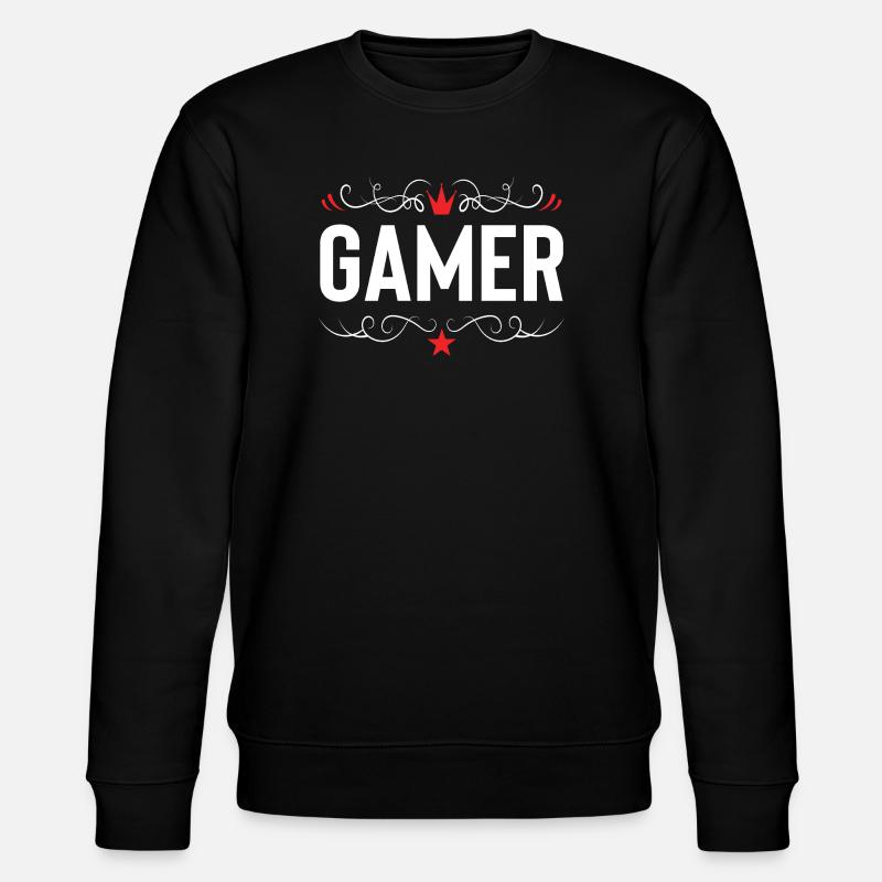Gamer Beruf - Stanley/Stella Unisex Bio-Sweatshirt CHANGER  - Schwarz