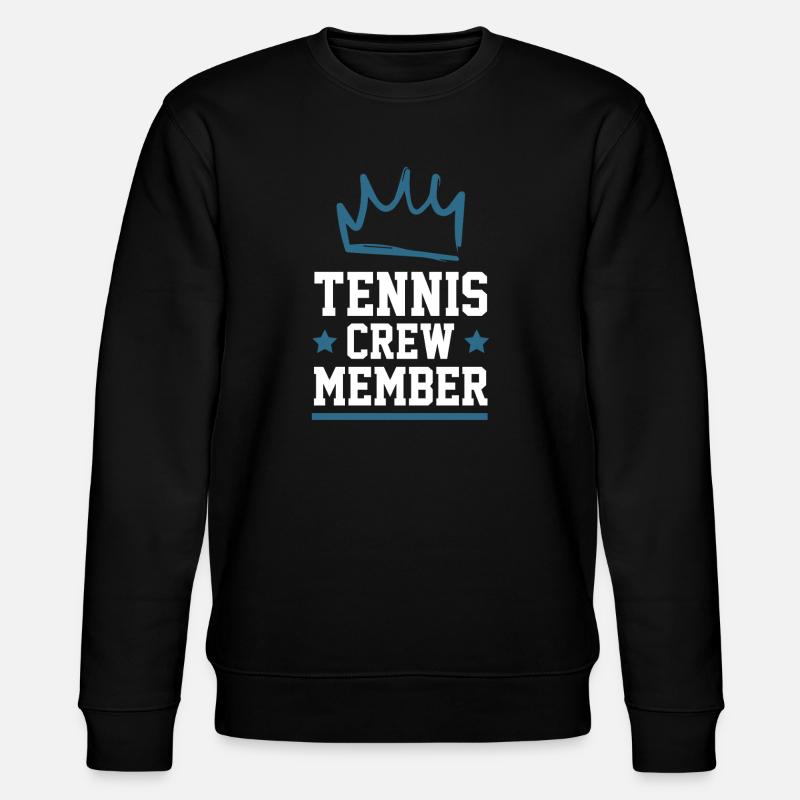Tennis Crew - Stanley/Stella Unisex Bio-Sweatshirt CHANGER - Schwarz