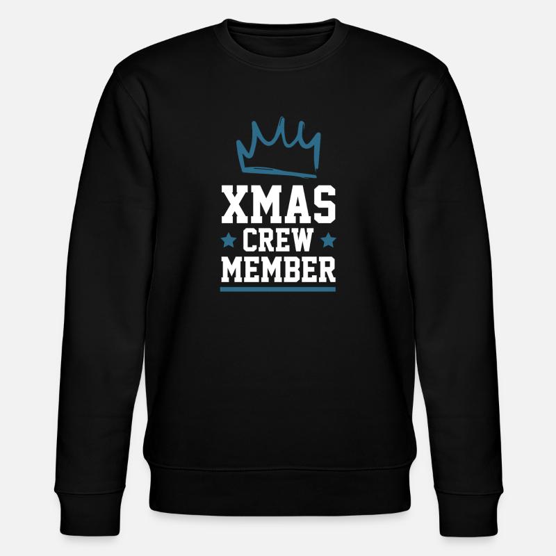 Xmas Crew - Stanley/Stella CHANGER Unisex Organic Sweatshirt - black