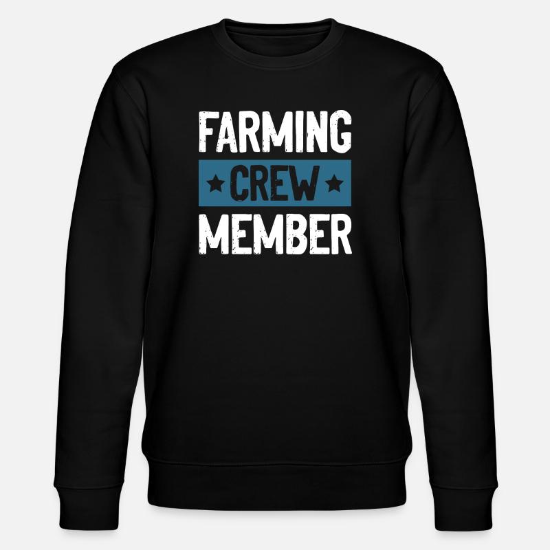 Farming Crew - Stanley/Stella Unisex Bio-Sweatshirt CHANGER  - Schwarz