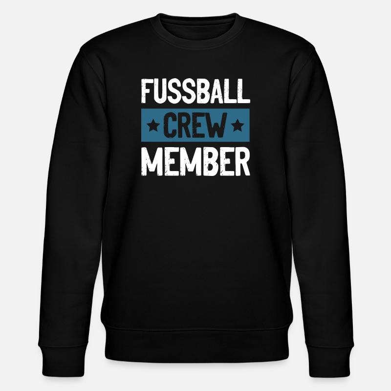Fussball Crew - Stanley/Stella Unisex Bio-Sweatshirt CHANGER  - Schwarz