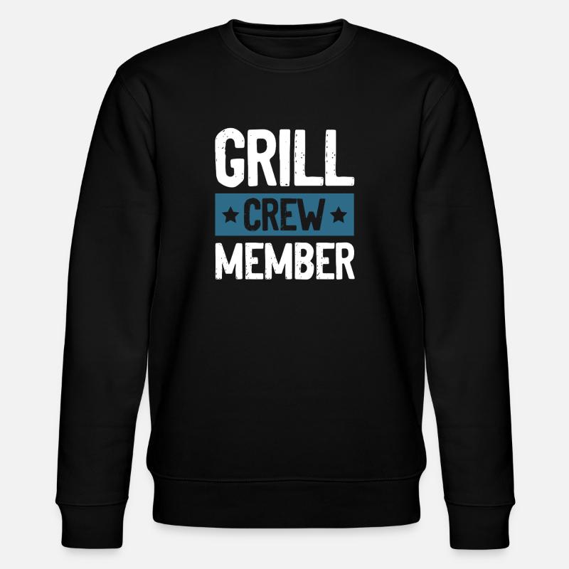 Grill Crew - Stanley/Stella CHANGER Unisex Organic Sweatshirt - black
