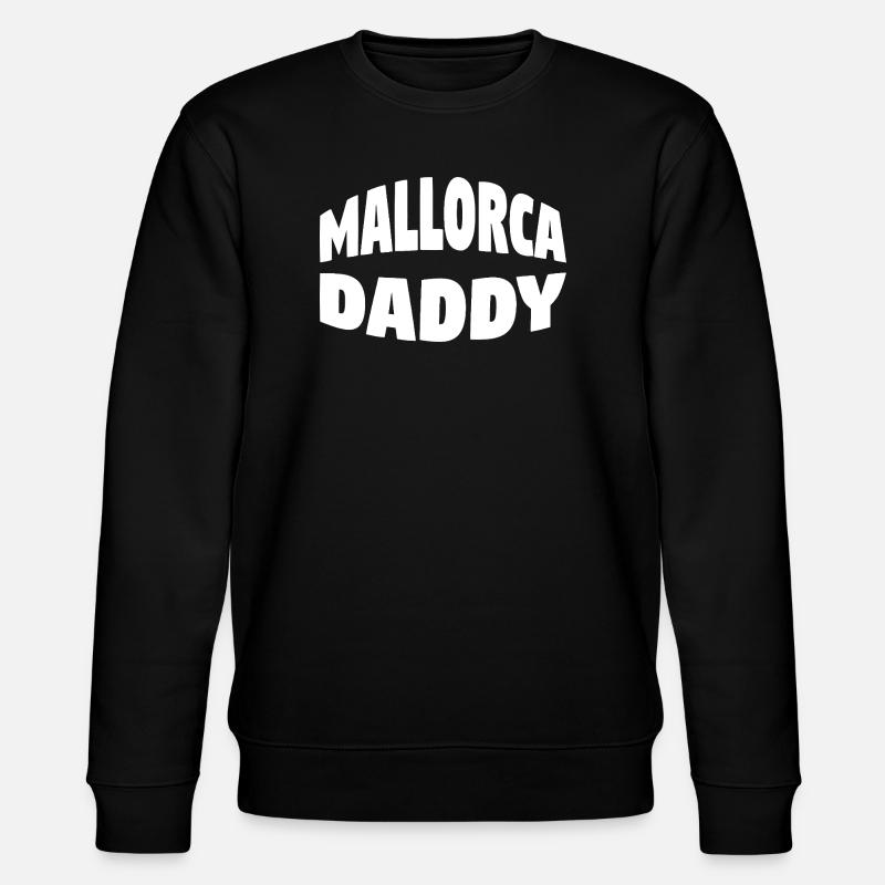 Mallorca Daddy - Stanley/Stella CHANGER Unisex Organic Sweatshirt - black