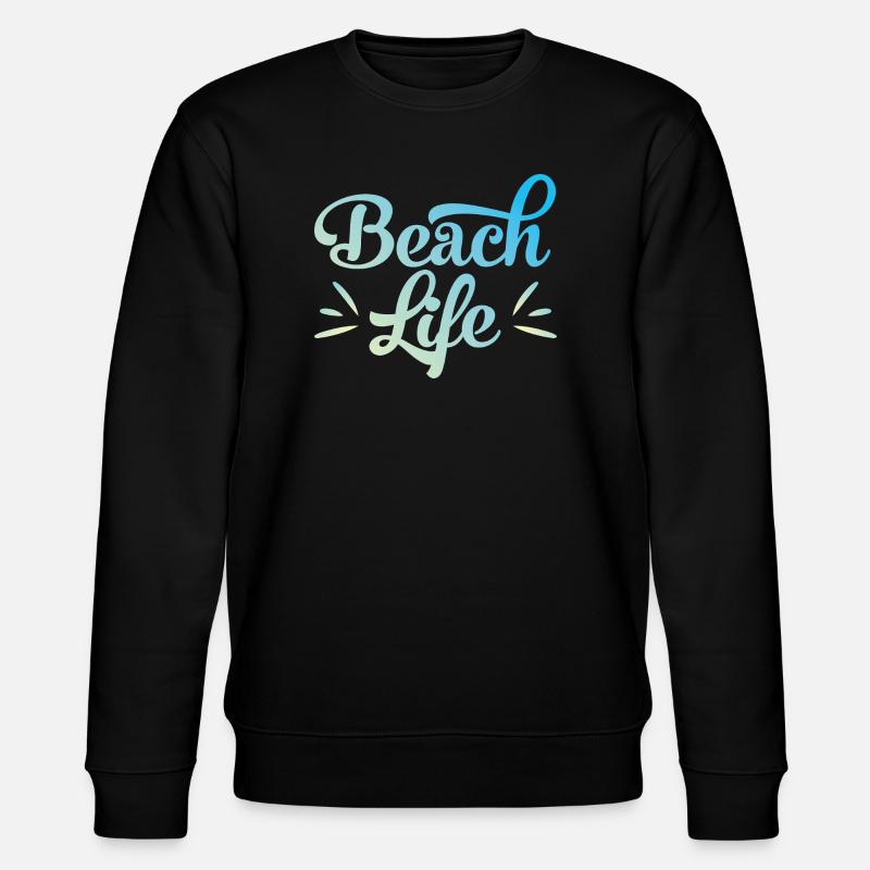 Beach Life only - Stanley/Stella CHANGER Unisex Organic Sweatshirt - black
