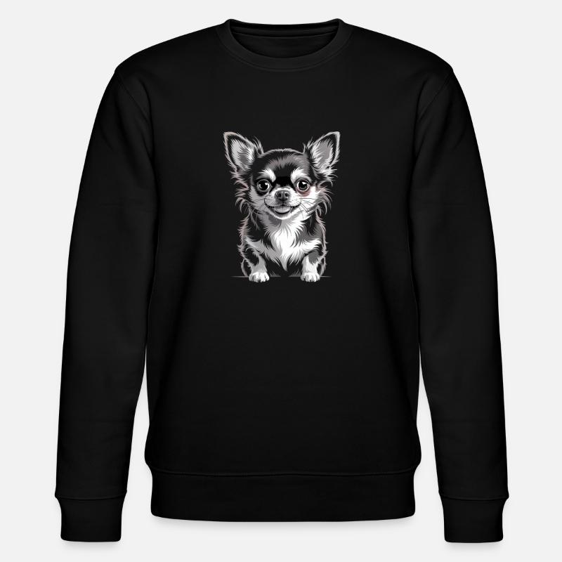 Chihuahua - Stanley/Stella Unisex Bio-Sweatshirt CHANGER - Schwarz