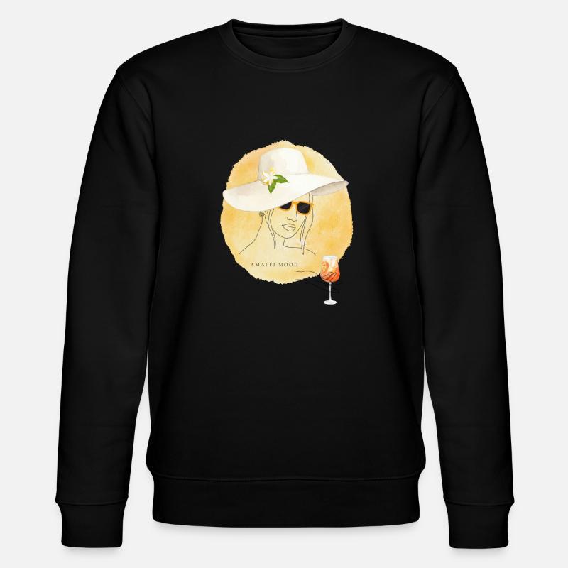 Design Été Amalfi Mood Lemon - Sweat bio CHANGER Stanley/Stella Unisexe - noir
