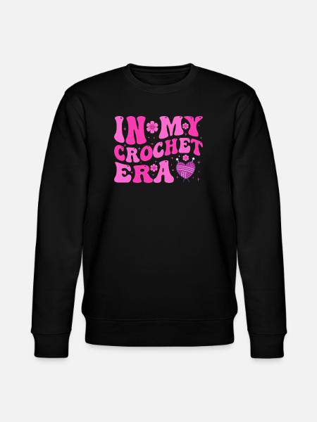 In My Crochet Area - Stanley/Stella Unisex Bio-Sweatshirt CHANGER  - Schwarz