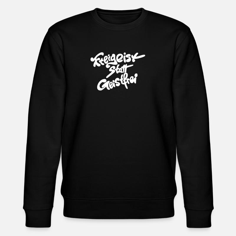 Freigeist statt Geistfrei - Sweat bio CHANGER Stanley/Stella Unisexe - noir