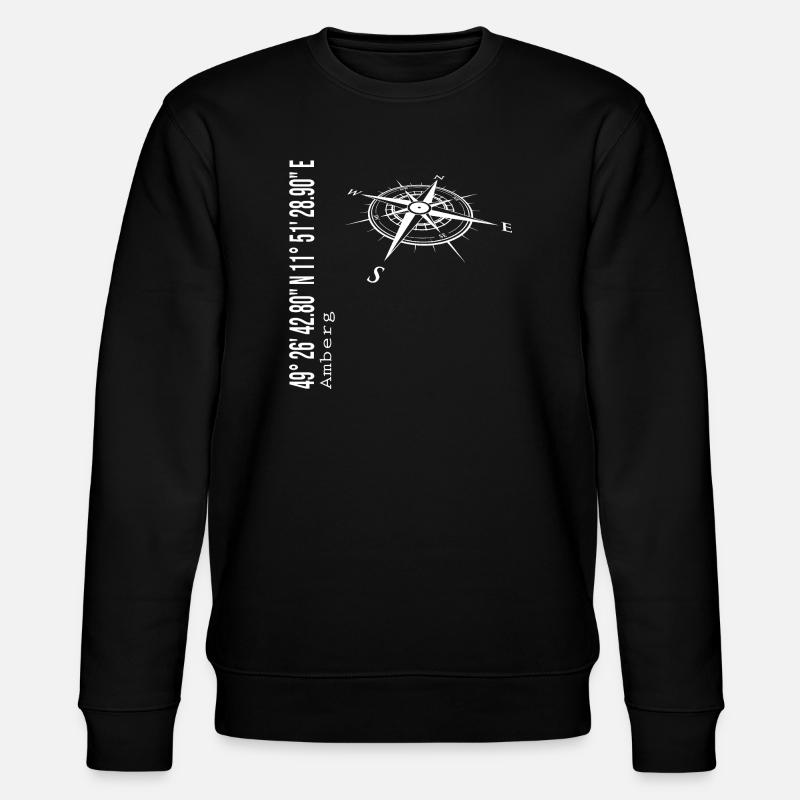 Amberg - Stanley/Stella Unisex Bio-Sweatshirt CHANGER  - Schwarz