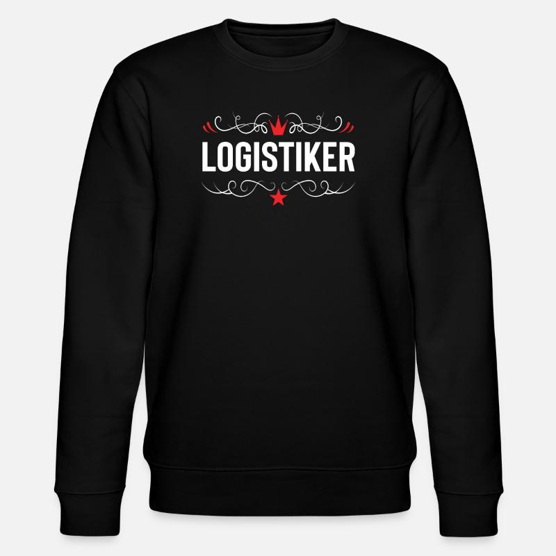 Logistiker Beruf - Stanley/Stella Unisex Bio-Sweatshirt CHANGER  - Schwarz