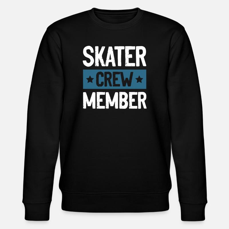 Skater Crew - Stanley/Stella Unisex Bio-Sweatshirt CHANGER - Schwarz